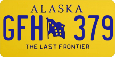 AK license plate GFH379