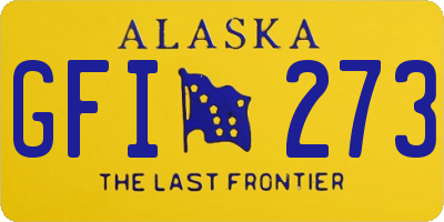AK license plate GFI273