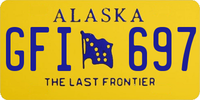 AK license plate GFI697