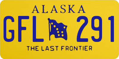 AK license plate GFL291