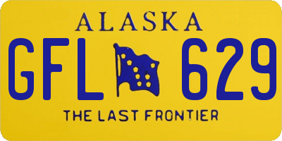 AK license plate GFL629