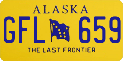 AK license plate GFL659