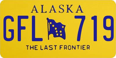 AK license plate GFL719