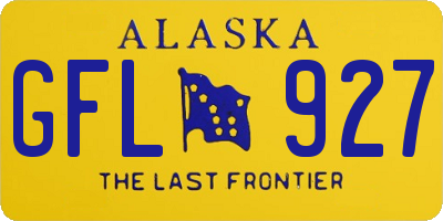 AK license plate GFL927
