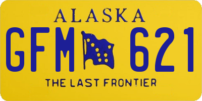 AK license plate GFM621