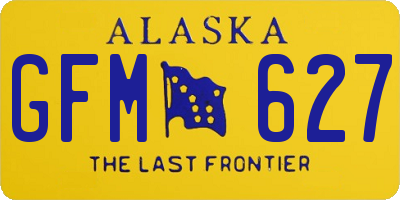 AK license plate GFM627