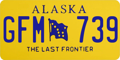 AK license plate GFM739