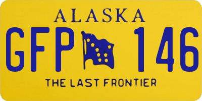 AK license plate GFP146