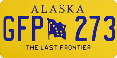 AK license plate GFP273