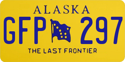 AK license plate GFP297