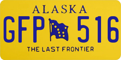 AK license plate GFP516