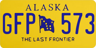 AK license plate GFP573