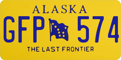 AK license plate GFP574