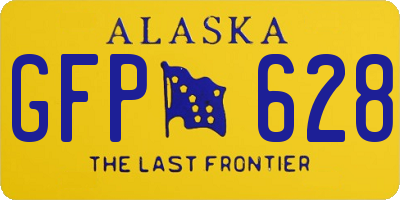 AK license plate GFP628