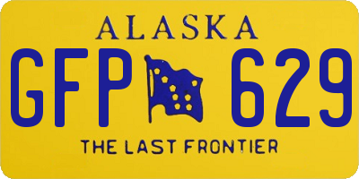 AK license plate GFP629