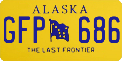 AK license plate GFP686