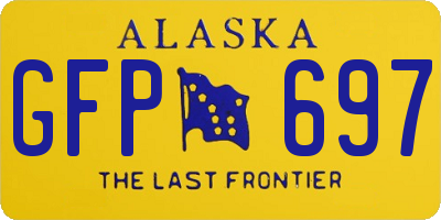 AK license plate GFP697