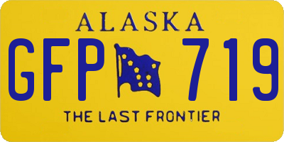 AK license plate GFP719