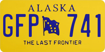 AK license plate GFP741