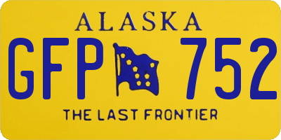 AK license plate GFP752