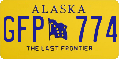 AK license plate GFP774