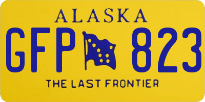 AK license plate GFP823