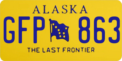 AK license plate GFP863