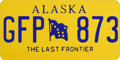 AK license plate GFP873