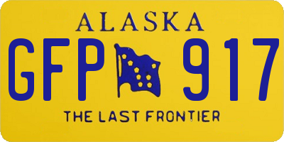 AK license plate GFP917