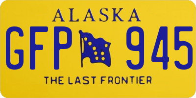 AK license plate GFP945