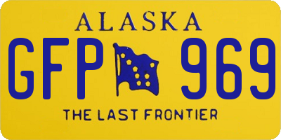 AK license plate GFP969