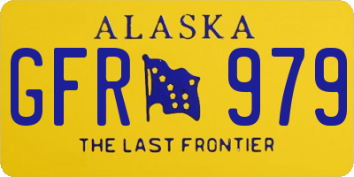 AK license plate GFR979