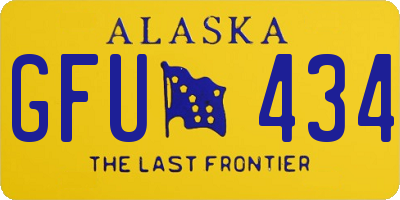 AK license plate GFU434