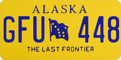 AK license plate GFU448