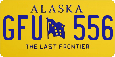 AK license plate GFU556