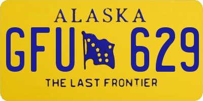AK license plate GFU629