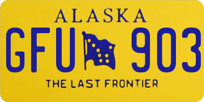 AK license plate GFU903