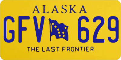 AK license plate GFV629