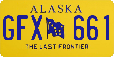 AK license plate GFX661