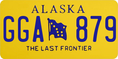 AK license plate GGA879