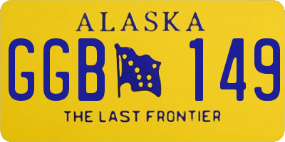 AK license plate GGB149