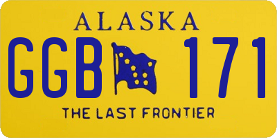 AK license plate GGB171