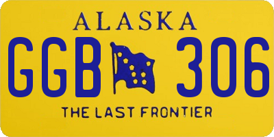 AK license plate GGB306