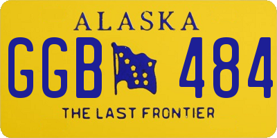 AK license plate GGB484