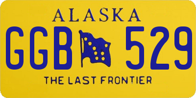 AK license plate GGB529
