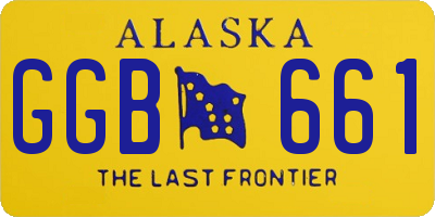 AK license plate GGB661