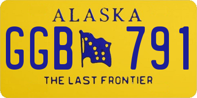 AK license plate GGB791