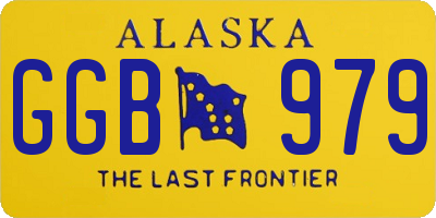 AK license plate GGB979