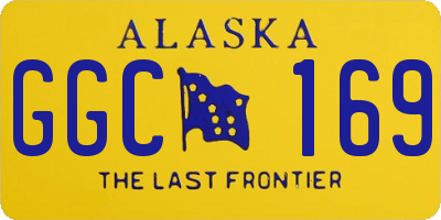 AK license plate GGC169