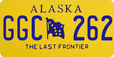 AK license plate GGC262